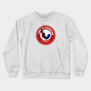 Arm and Chainsaw Crewneck Sweatshirt